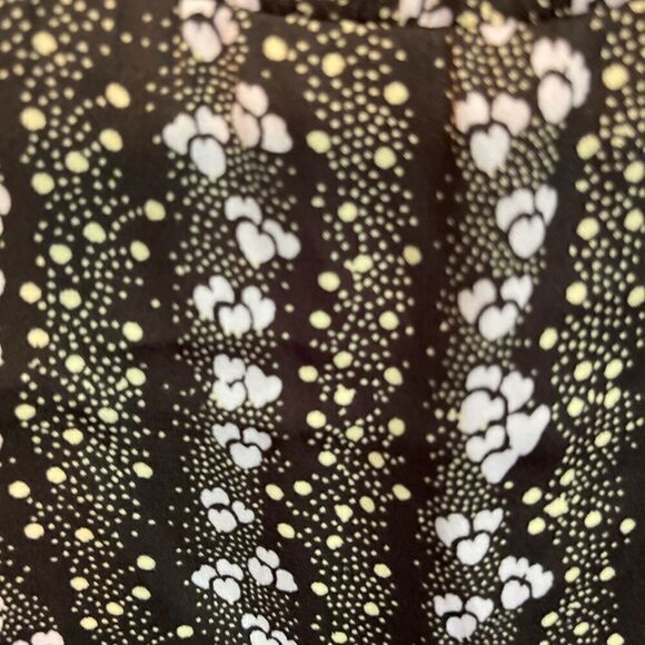 FREE PEOPLE Donna Printed Spaghetti Straps Black Cami Top.Size M - Picture 9 of 14